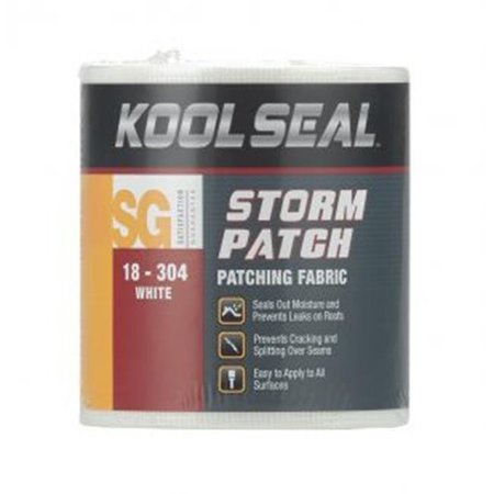 KOOLSEAL KST Coating 250055 4 in. x 50 ft. Kool Seal Storm Patching Fabric 250055